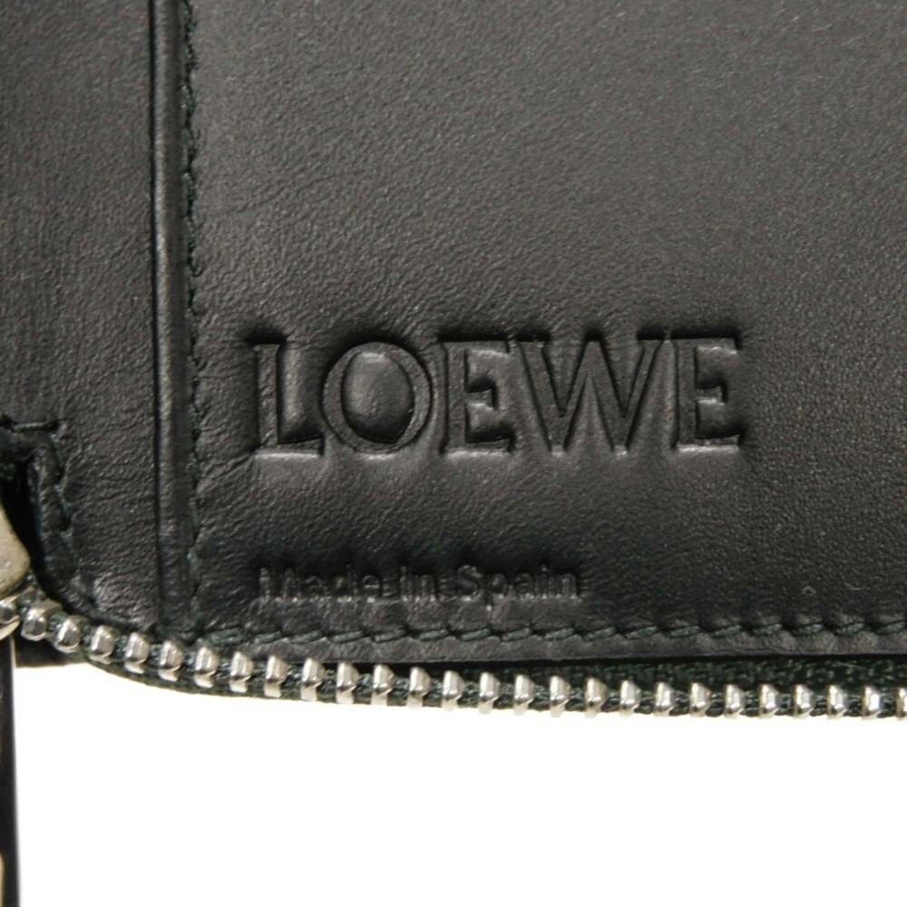 LOEWE Men's Compact Zip-Around Bifold Wallet with Anagram Embossed Design in ... - Picture 6 of 16